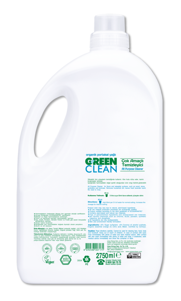 Plant-Based All Purpose Cleaner | U Green Clean