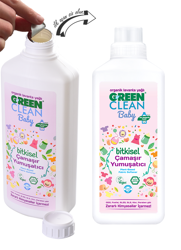 Green Baby Clean U Fabric Softener Plant-Based |